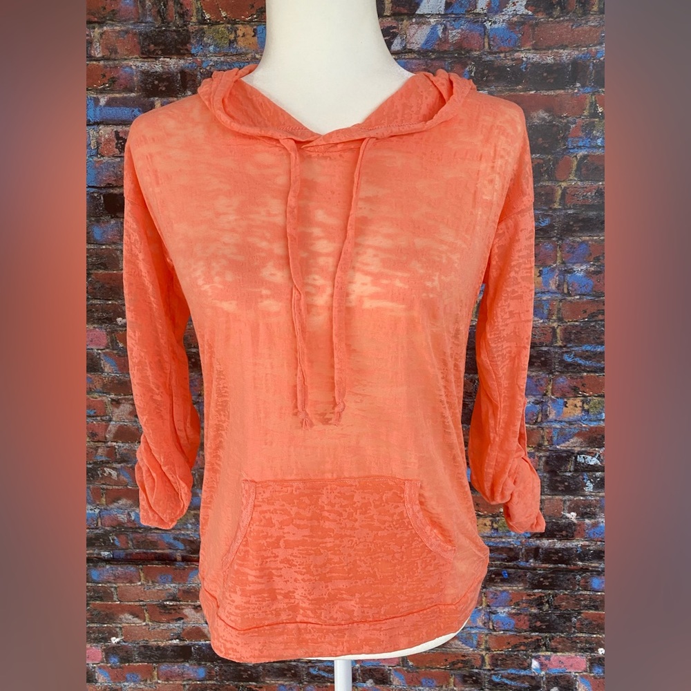 *NWOT* Col Story Sun Protection Cover Up Swim Beach Burnout Hoodie